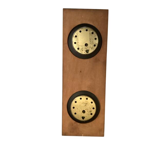 Vintage Verichron Weather Station Thermometer Barometer Rooster - Picture 2 of 3